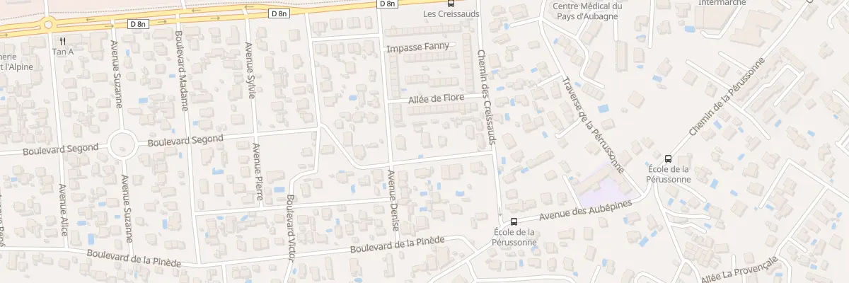 Plan du 6 Av Bel-Air à Aubagne