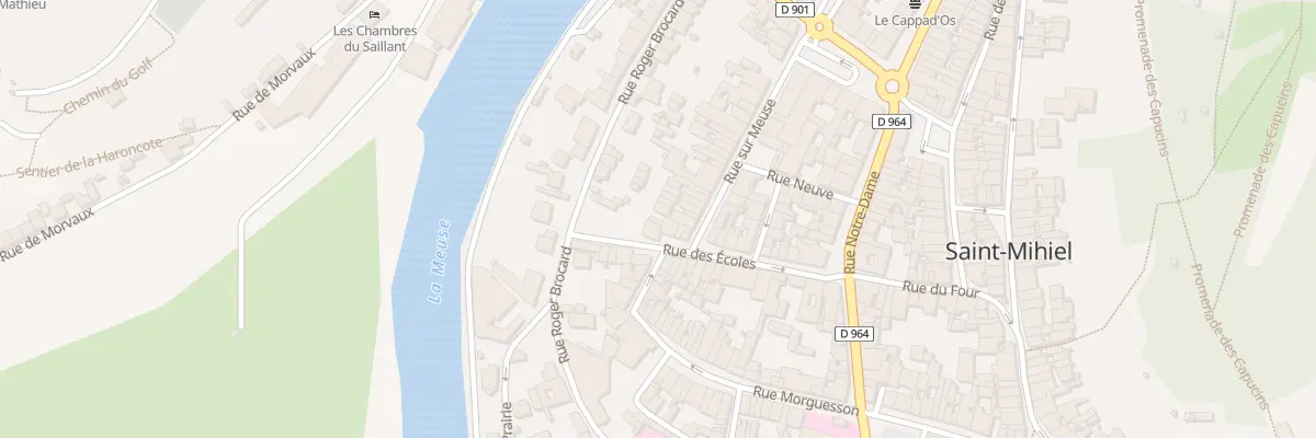 Plan du 20 Rue des Ecoles à Saint-Mihiel
