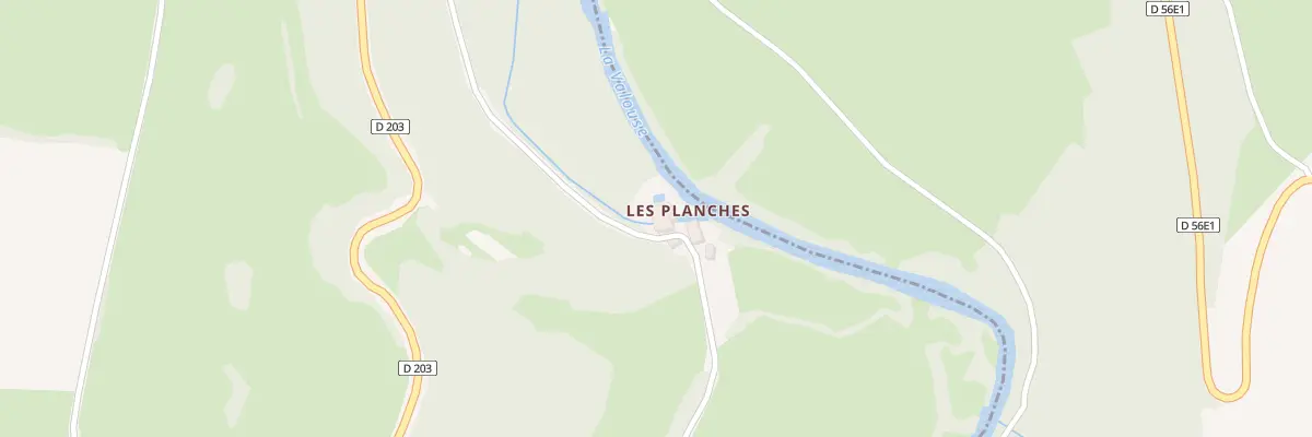 Plan du 5039 Les Planches à Genod