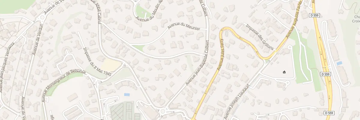 Plan du 1 Av du Moulin des Baux à Cassis