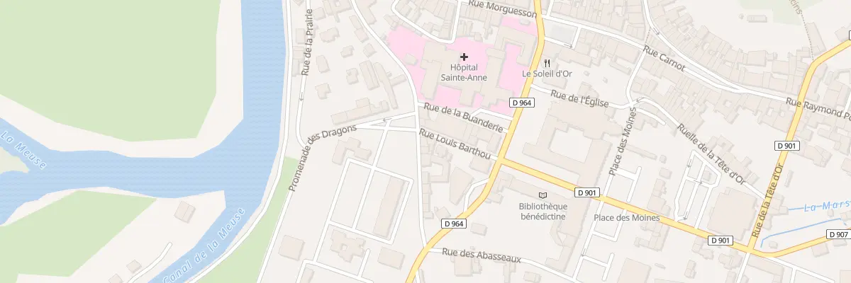 Plan du 1 Rue de la Caserne à Saint-Mihiel