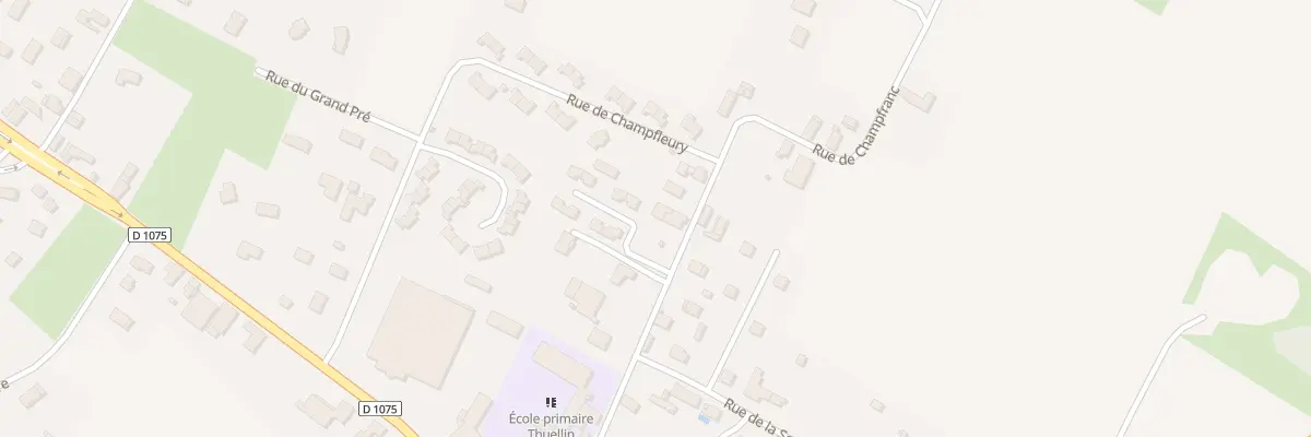 Plan du 28 Rue de Champfranc aux Avenières Veyrins-Thuellin