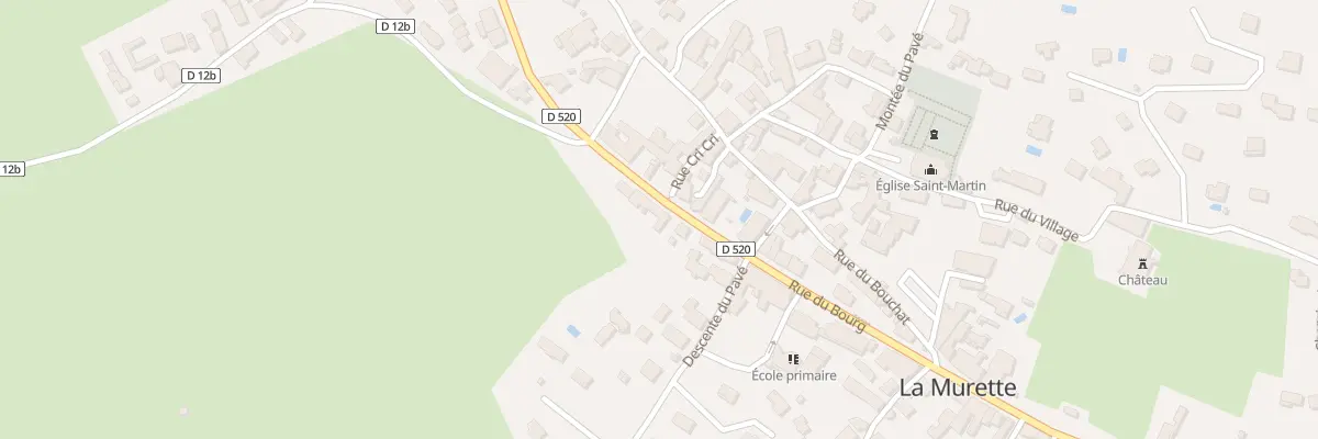 Plan du 60 Rue du Bourg à La Murette
