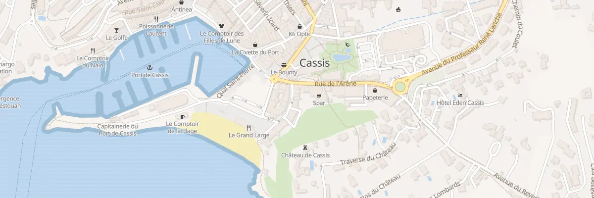 Plan du 7 Rue Alexandre Rossat à Cassis