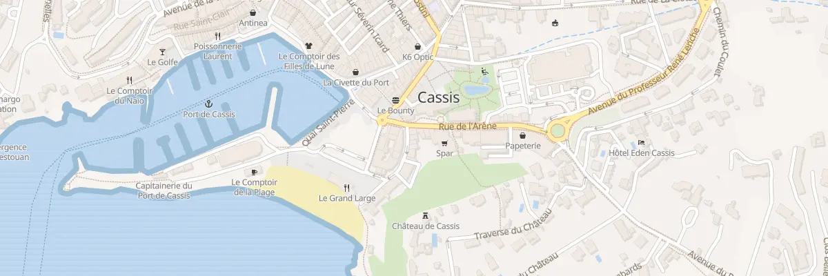 Plan du 3 Rue Alexandre Rossat à Cassis
