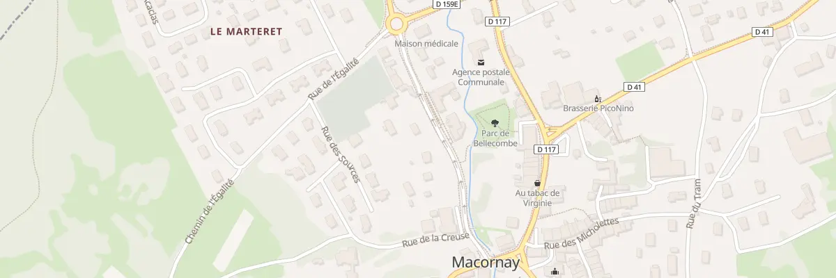 Plan du 169 Rue du Revermont à Macornay