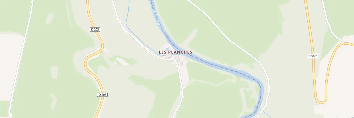 Plan du 5040 Les Planches à Genod
