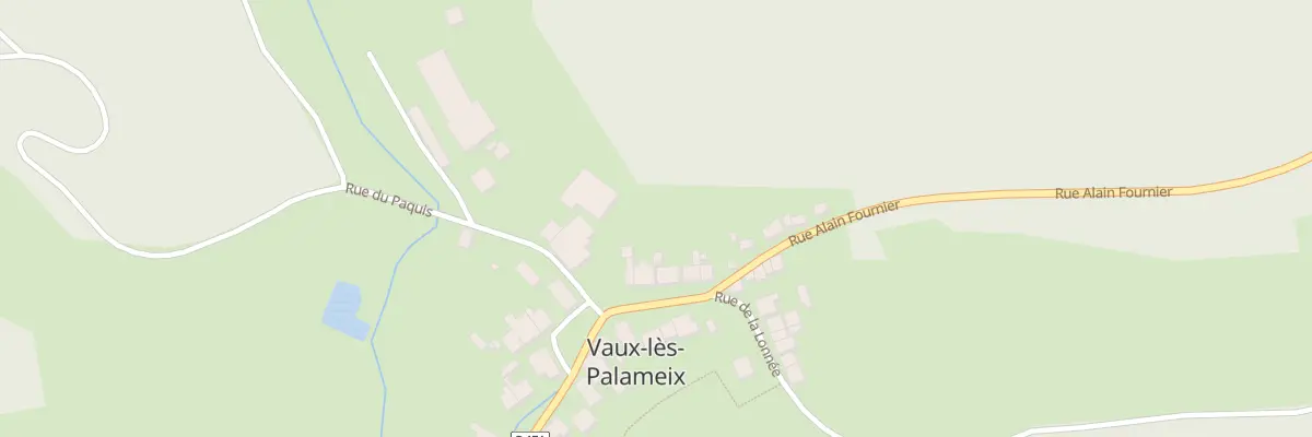 Plan du 3 Rue Alain Fournier à Vaux-lès-Palameix