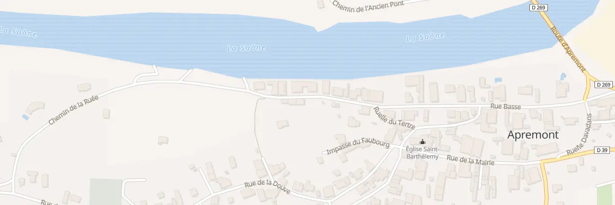 Plan du 33 Rue Basse à Apremont