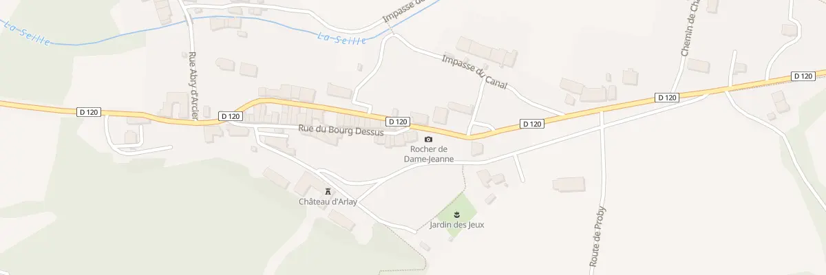 Plan du 52 Rue du Bourg Dessus à Arlay