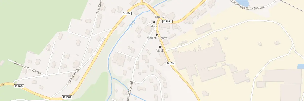 Plan du 82 Rte des Grands Moulins à Maillat