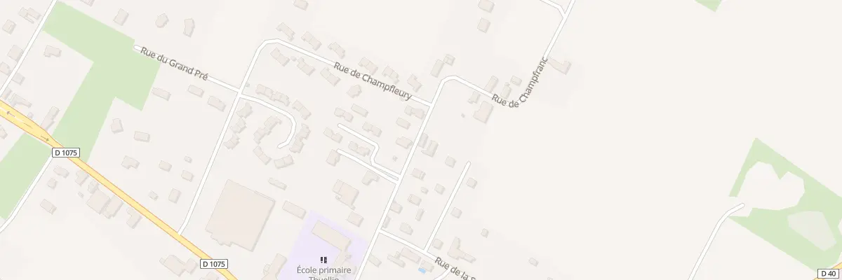 Plan du 31 Rue de Champfranc aux Avenières Veyrins-Thuellin