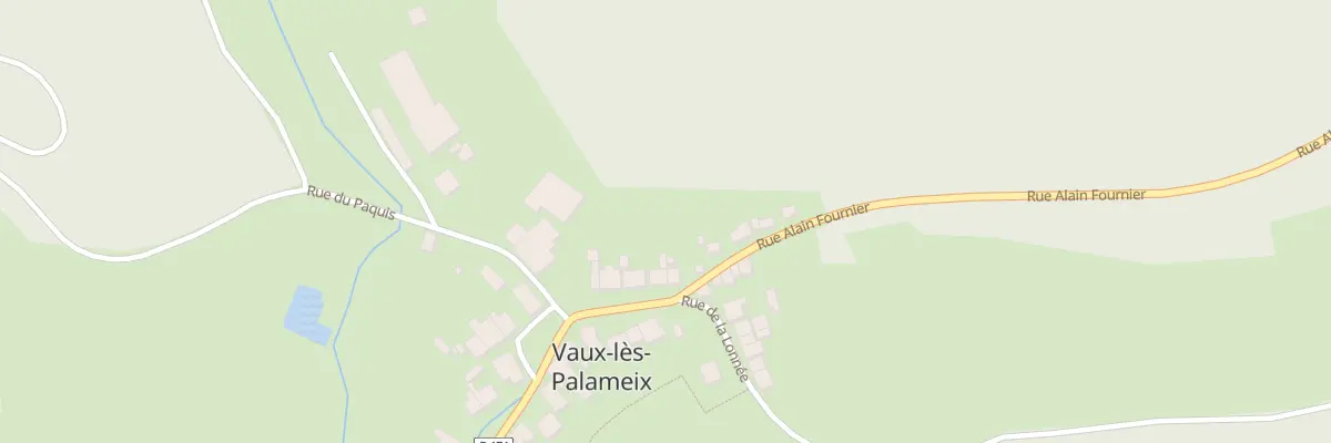 Plan du 7 Rue Alain Fournier à Vaux-lès-Palameix