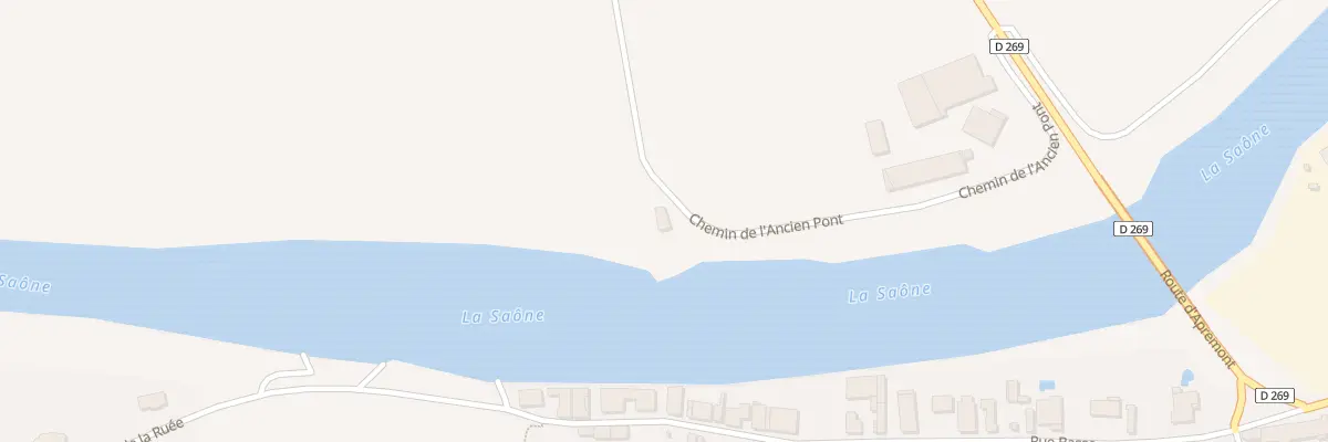 Plan du 1 Che de l’Ancien Pont à Apremont