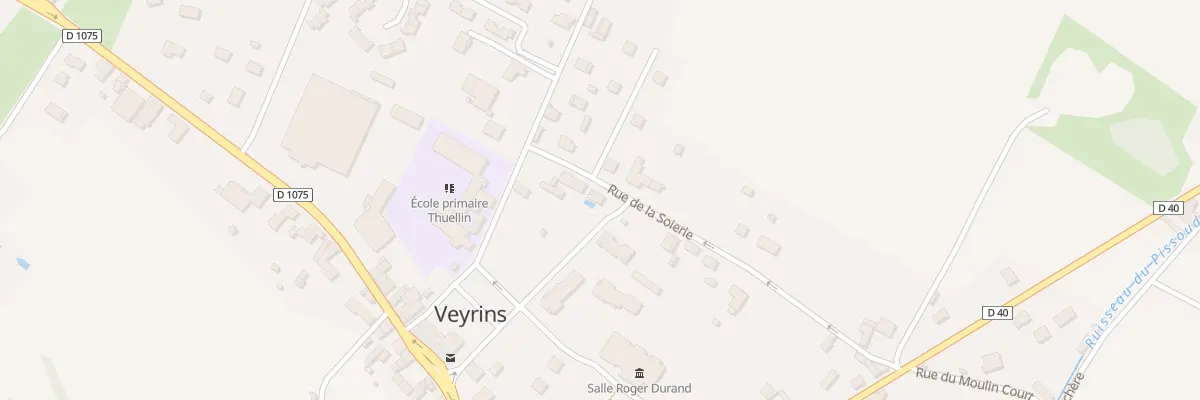 Plan du 28 Rue de la Soirie aux Avenières Veyrins-Thuellin