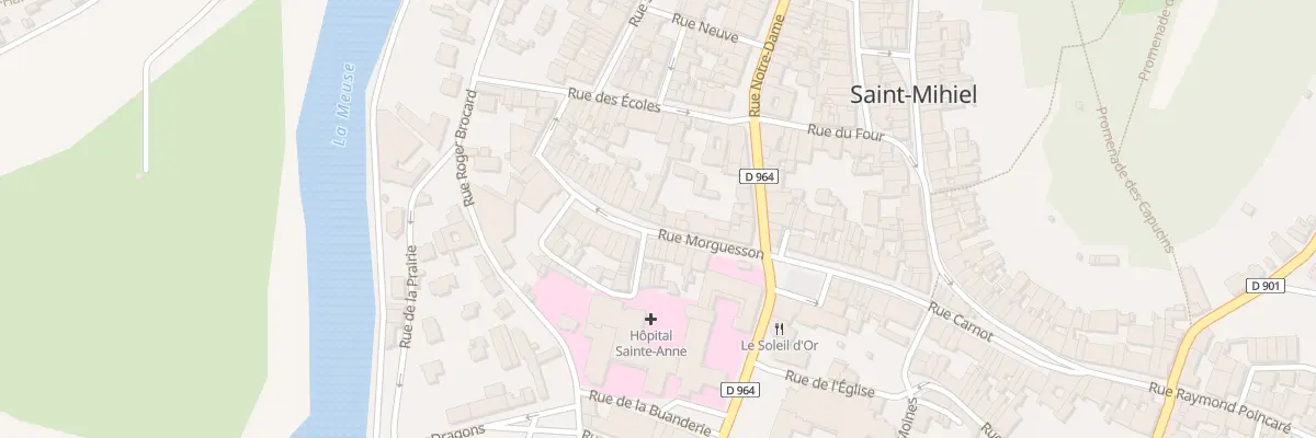 Plan du 14 Rue Morguesson à Saint-Mihiel