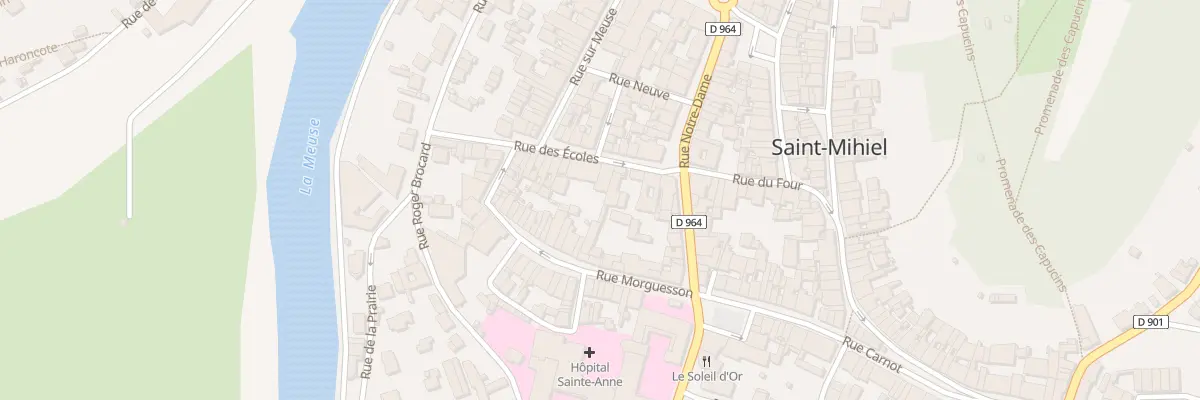 Plan du 11 Rue des Ecoles à Saint-Mihiel