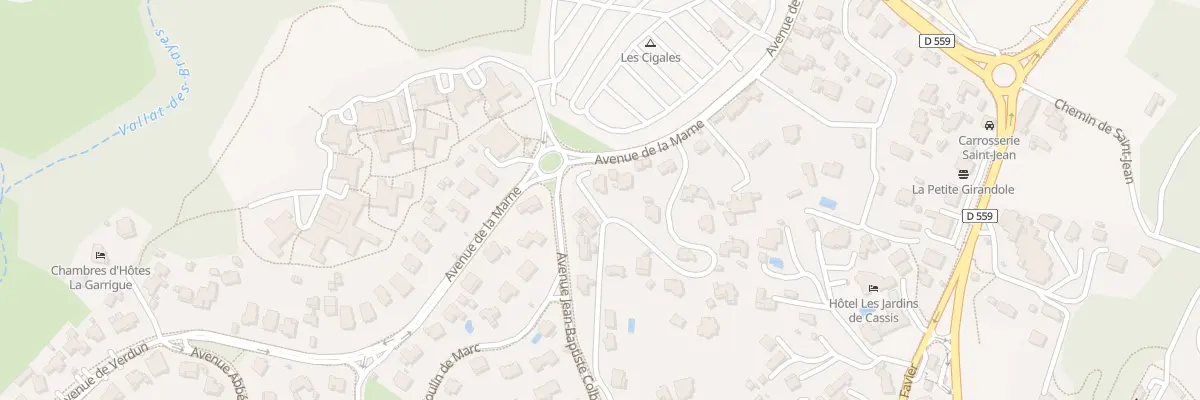 Plan du 9048 Av du Clos du Vallon à Cassis