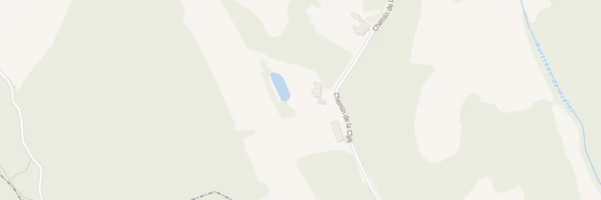 Plan du 700 Che de la Clye à Mantry