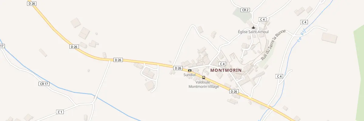 Plan du 5005 Le Village de Montmorin à Valdoule
