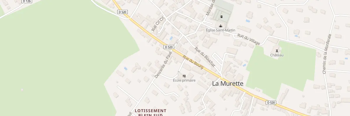 Plan du 130 Rue du Bourg à La Murette