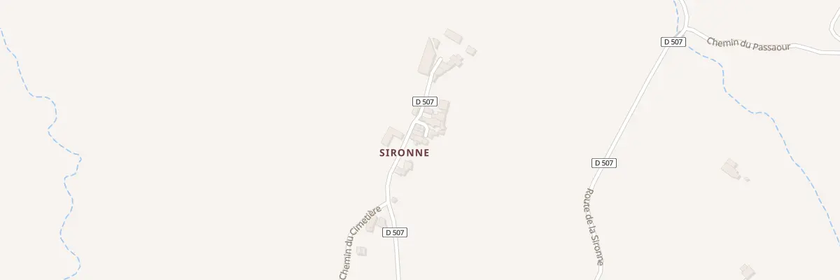 Plan du 5053 Sironne à Saint-André-de-Rosans
