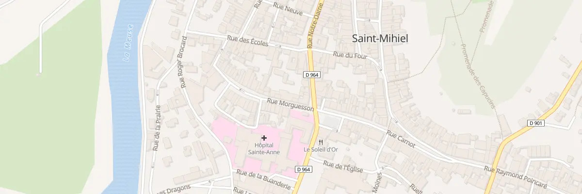 Plan du 6 Rue Morguesson à Saint-Mihiel