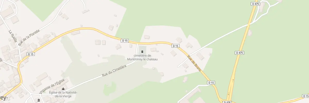 Plan du 11B Rue de Brans à Montmirey-le-Château