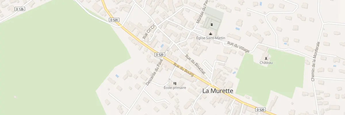 Plan du 165 Rue du Bourg à La Murette