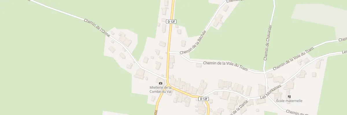 Plan du 717 Rue des Fontaines à Lantenay