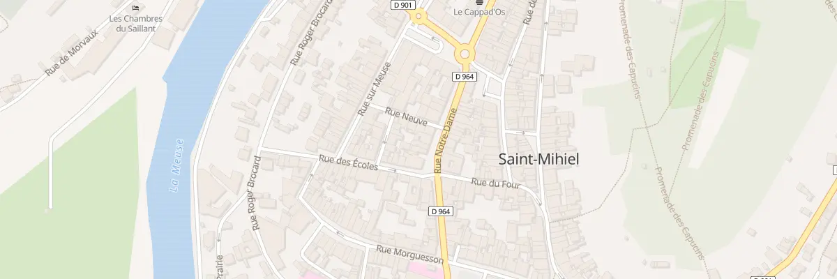 Plan du 5 Rue Notre Dame à Saint-Mihiel