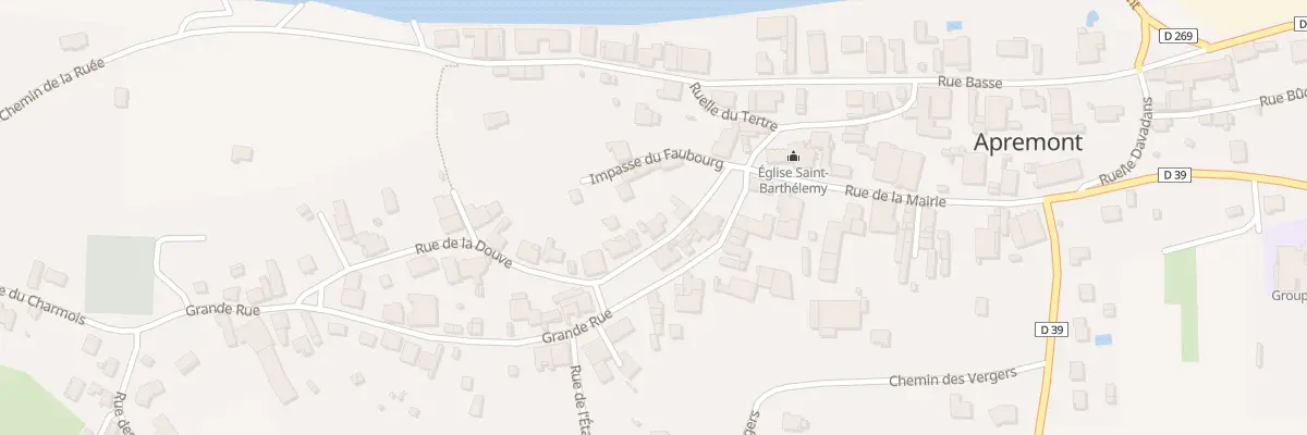 Plan du 4 Rue de la Douve à Apremont