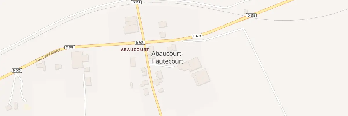 Plan du 1 Che de Bonapre à Abaucourt-Hautecourt
