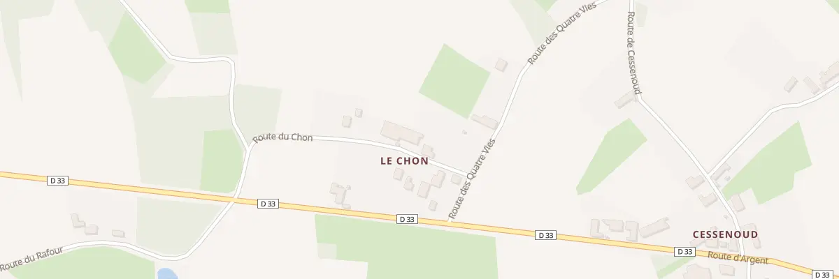 Plan du 265 Rte du Chon au Bouchage