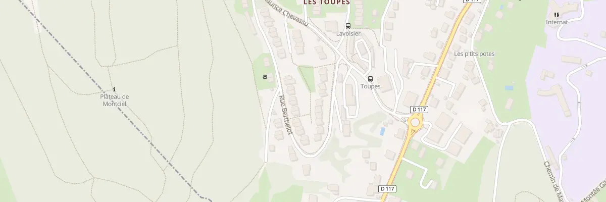 Plan du 38 Rue Berthelot à Lons-le-Saunier