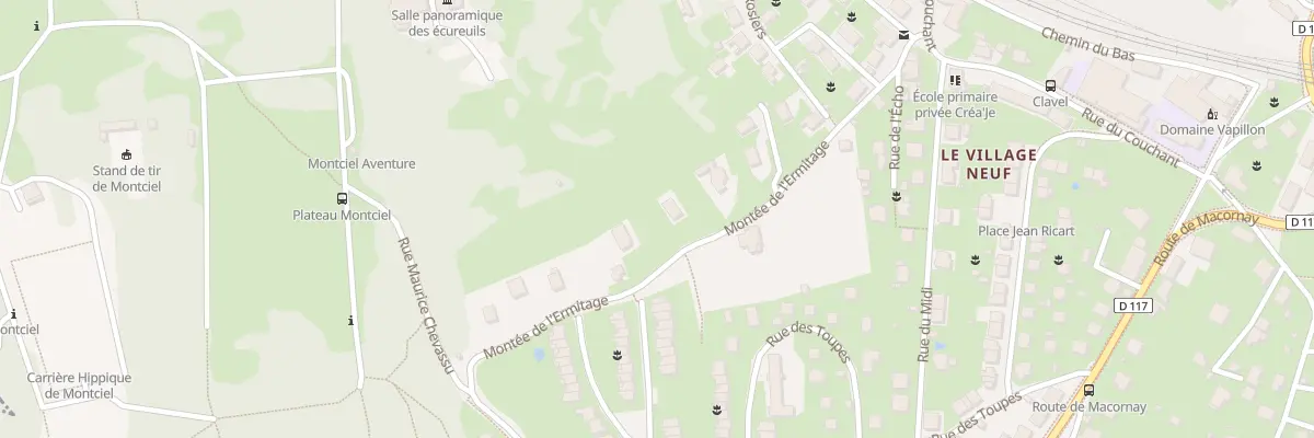 Plan du 8 Mte de l’Ermitage à Lons-le-Saunier