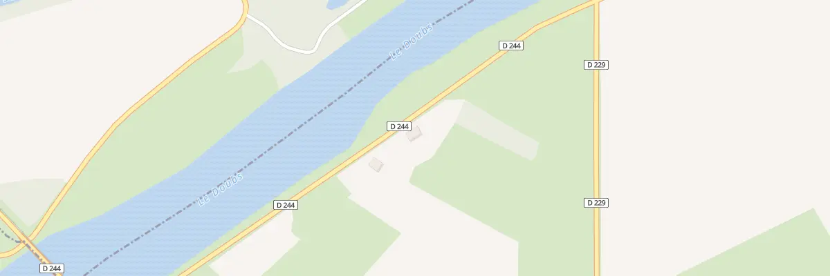 Plan du 1 Rue du Beau Rivage à Falletans