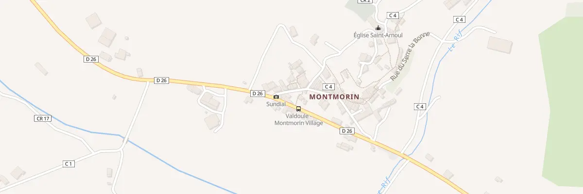 Plan du 5152 Le Village de Montmorin à Valdoule
