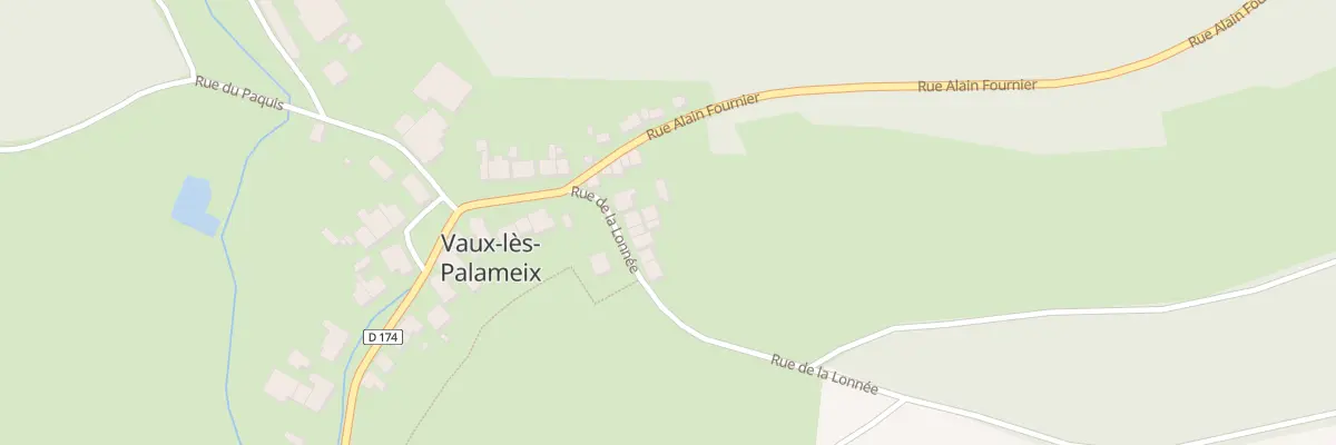 Plan du 5 Rue de la Lonnee à Vaux-lès-Palameix