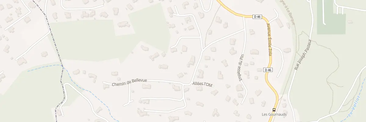 Plan du 5012 Che Bellevue à Gréasque