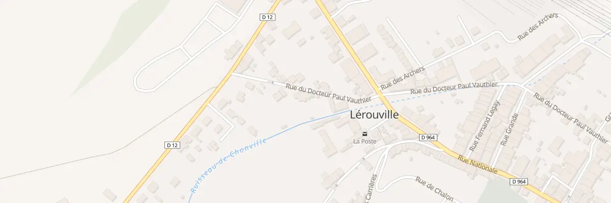 Plan du 27 Rue du Docteur Paul Vauthier à Lérouville