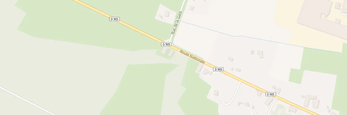 Plan du 1 Rte Nationale à Souvans