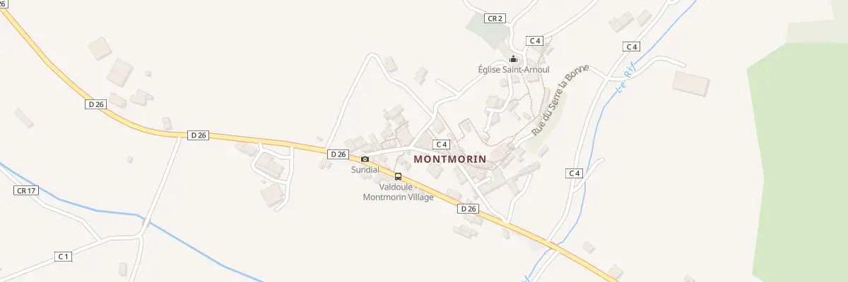 Plan du 5021 Le Village de Montmorin à Valdoule