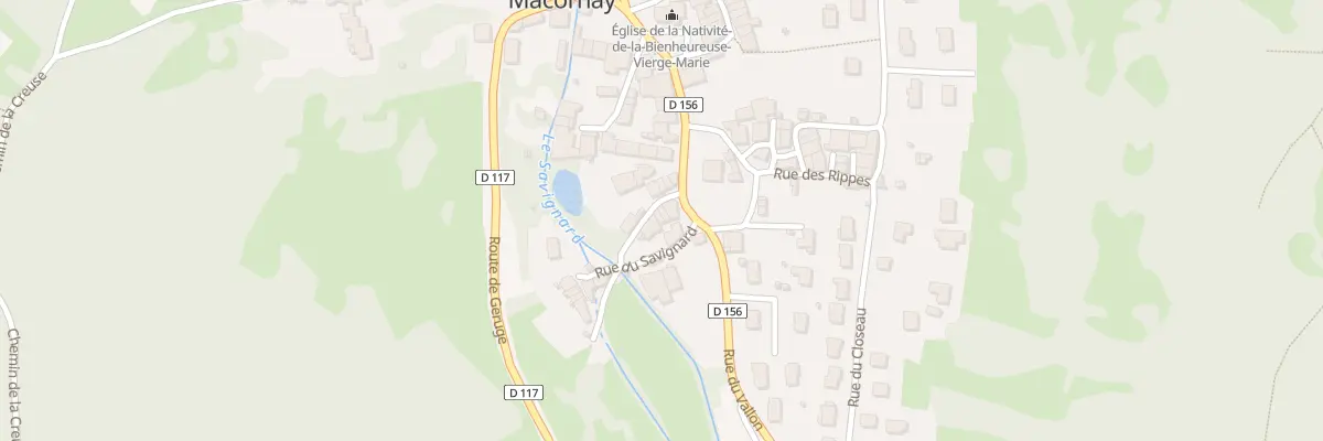 Plan du 15 Rue du Savignard à Macornay