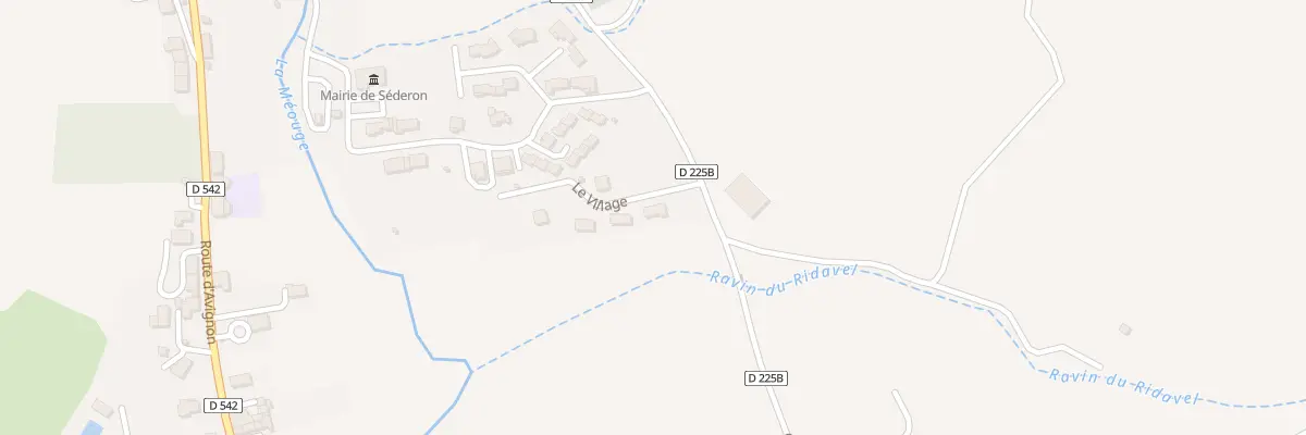 Plan du 2 Le Village à Séderon