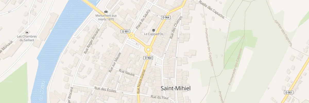 Plan du 38 Rue Basse des Fosses à Saint-Mihiel
