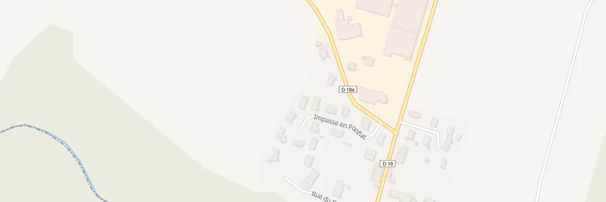 Plan du 134 Imp En Ponfiat à Béard-Géovreissiat