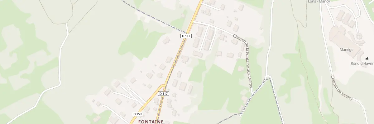 Plan du 1003 Rte de Macornay à Lons-le-Saunier