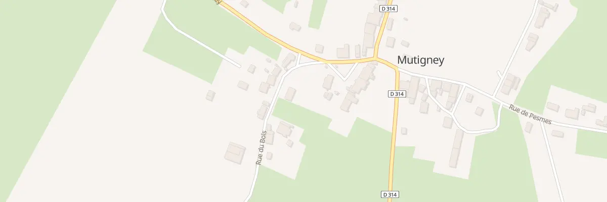 Plan du 3 Rue du Bois à Mutigney