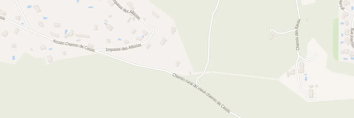 Plan du 925 Che de Cassis à Aubagne